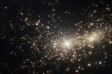 Wall Mural - sparkling stars in vast galaxy