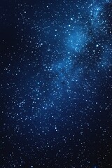 Wall Mural - starry sky background, blue night sky full of stars, glowing stars in the dark space, starry backgro