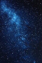 Wall Mural - starry sky background, blue night sky full of stars, glowing stars in the dark space, starry backgro