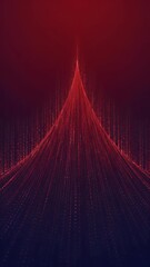 Wall Mural - red abstract background motion particle lines light graphic design