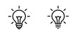 © Rahayu - Lightbulb icon. Bulb lamp icons set vector. Idea symbol vector