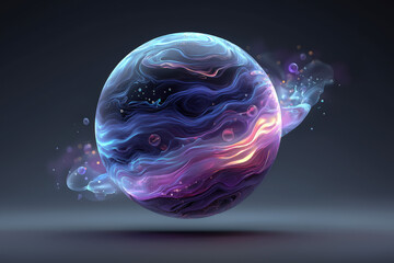 Wall Mural - Planet created with Generative AI Technology, ai, generative