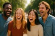 © Rawpixel.com - Diverse friends joyfully laughing together.