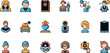 © Feri - Diverse person icons collection