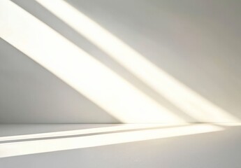 Wall Mural - soft lighting effects on a pristine white wall.