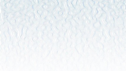 Wall Mural - abstract blue curvy wave lines pattern on white loop background.