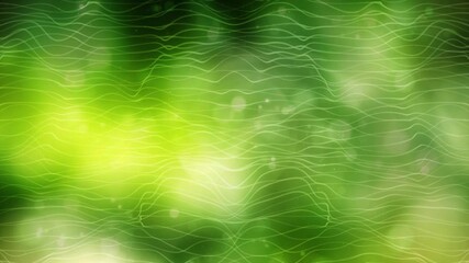 Wall Mural - artistic wave lines on nature bokeh background loop animation.