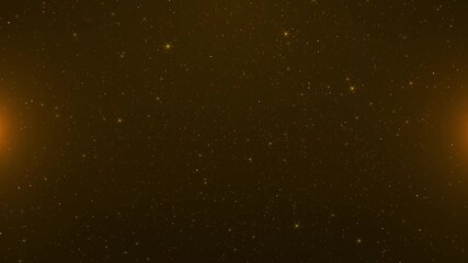 Wall Mural - golden sparkling dust particles light beams light beams glitter particles mystical atmosphere. luxur