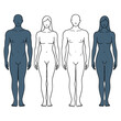 © GFX_Designer360 - Man in suit silhouette for profile picture or avatar