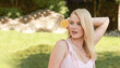 © OLGA RA - Beautiful girl with lemons on a nature background.