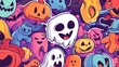 © Photo - Halloween character sticker with a connected vibe in unique design