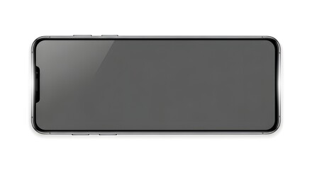 Isolated smartphone mockup for app presentation and mobile device advertising use