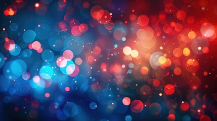 Colorful celebration background with festive bokeh effect and abstract lights