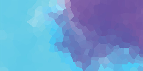 Wall Mural - abstract geometric mosaic background with cool blue and purple tones for digital designs and graphic