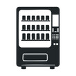 © Mr. Png - Black and white vending machine silhouette with snack and drink options