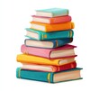© Irawan - A vibrant stack of colorful books