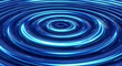 © nanang - Vibrant Blue Luminous Ripples Forming a Hypnotic Energy Vortex.