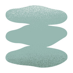 Wall Mural - abstract light green vector shape.isolated zen balance emblem design element.hand drawn bold illustr