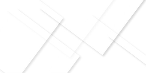 Wall Mural - abstract white line with square shape shadow background. vector illustration, white business style v