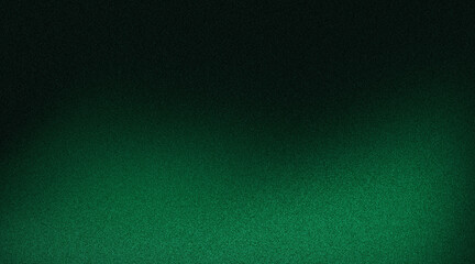 Wall Mural - green abstract noise texture with grainy background, vibrant glowing color gradient shape, black bac