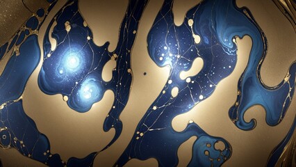 Wall Mural - abstract blue background