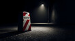 © Herlin - Eerie Checkpoint In The Shadows On A Dark Urban Night Scene