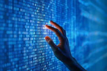 Understanding binary code with hand interaction for digital transformation