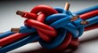 © Supardi - Tangled Electrical Cables: A Complex Web of Connection and Potential Disruption