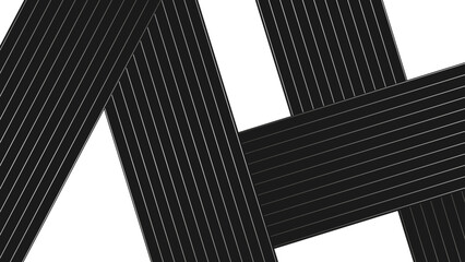 Wall Mural - abstract linear background with overlapping diagonal and horizontal lines. abstract black background