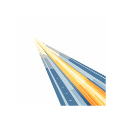 Wall Mural - Flat vector Light trails