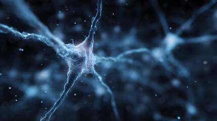 Wall Mural - intricate neural network visualization with digital lighting