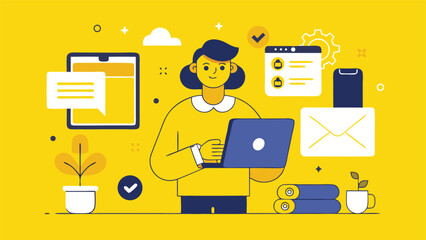 A visual representation of app design and development, highlighting user interface layouts and coding elements on a computer screen..eps