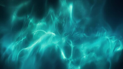 Wall Mural - teal abstract flowing background. ai.