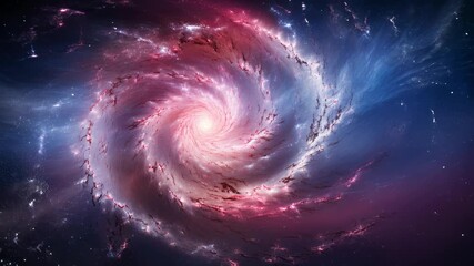 Wall Mural - cosmic swirl of light. ai.