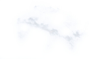 Wall Mural - white cloud fluffy, fog or misty or smoke for overlay and design effect. isolated on transparent bac