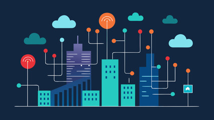 digital city data stream stage code rain