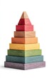© tolem929 - Colorful wooden stacking pyramid toy
