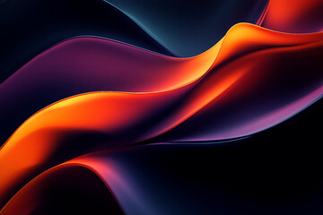 Wall Mural - a computer created a image with colorful 3d design generative ai