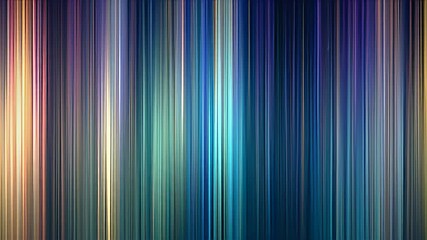 Wall Mural - Abstract image of vertical lines blending gradients of color, creating light effects
