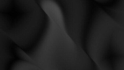 Wall Mural - Vibrant liquid abstract Black waves flow in mesmerizing fluid motion background