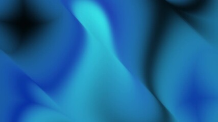 Wall Mural - Vibrant liquid abstract Blue waves flow in mesmerizing fluid motion background