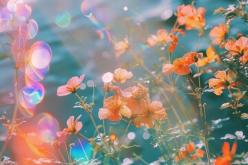 Wall Mural - flower asteraceae outdoors geranium.