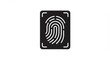 © IconicDesigns - Stylized fingerprint graphic for identity verification and unique data security