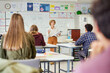 © Rido - High school professor explaining lesson in classroom