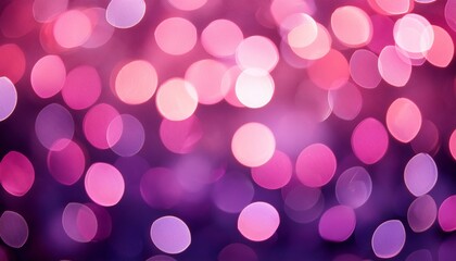 Wall Mural - pink and purple bokeh background