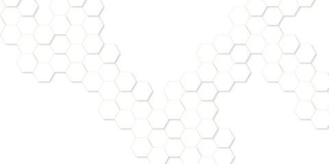 Wall Mural - abstract background with hexagon, modern abstract polygonal pattern. futuristic abstract honeycomb t