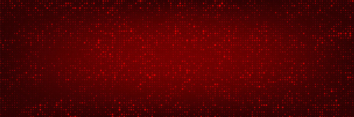 Vector streaming binary code red background. Data and technology, decryption and encryption, computer background numbers 1,0. Coding or Hacker concept. Vector illustration. eps 10