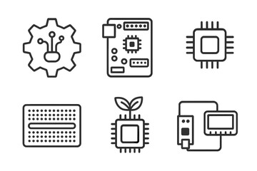 collection of electronic components and circuit board designs showcasing technology advancements in 