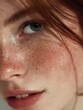 © Anat art - Raw Portrait Showcasing Skin Texture, Freckles, and Visible Veins With a Focus on Natural Beauty and Imperfections in a Close-Up Shot