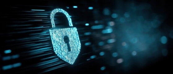 Digital lock security concept